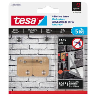 TESA SJÄLVHÄFT SKRUV BRICKA REKT 2ST 5KG | CleanNest - TESA | CleanNest