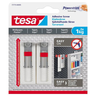 TESA SJÄLVHÄFT SKRUV JUSTB TAPET 2ST 1KG | CleanNest - TESA | CleanNest