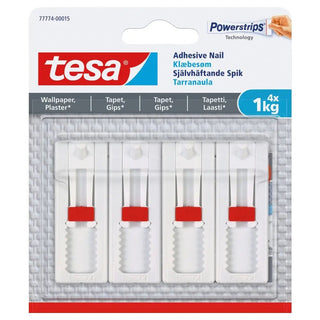 TESA SJÄLVHÄFT SPIK JUSTB TAPET 4ST 1KG | CleanNest - TESA | CleanNest