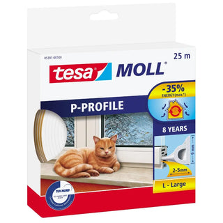 TÄTLIST P-LIST VIT 25M TESA - TESA