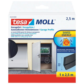 TÄTNINGSLIST GARAGE 2,5M SVART - TESA