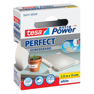 VÄVTEJP POWER 19MMX2,75M VIT - TESA
