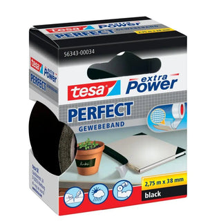 Tesa Vävtejp Power 38mmx2,75m Svart | CleanNest - TESA | CleanNest