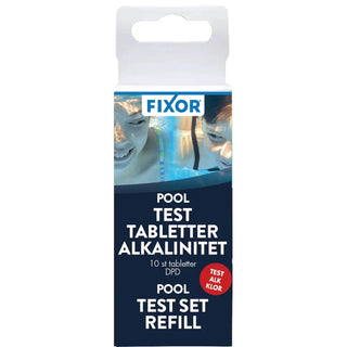 Testtabletter alkalinitet för pool och spa rengöringsprodukter Sverige