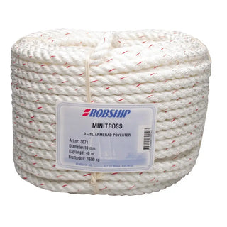 Tågvirke 10Mm 40M Arm Vit Polyester - TEUFELBERG