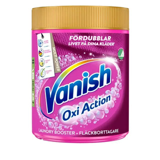 Vanish färg tvätt booster mot dolda fläckar och bevarar färger
