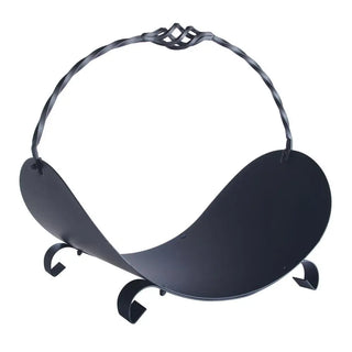 VEDKORG SMIDE NILS SVART - VASTBO