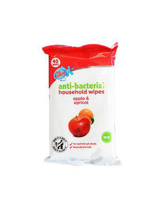 Våtservett Antibaktriell Äpple & Aprikos 40-Pack - CleanNest