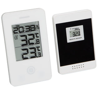 VIKING TERMOMETER IN/UT MIN/MAX TRÅDL KLOC | CleanNest - VIKING | CleanNest