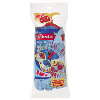 Vileda Supermocio 3Action Velour Refill - CleanNest