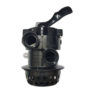 Vitalia toppmonterad ventil till XEO TOP sandfilter med flera anslutningar och robust handtag. Reservdel för effektiv vattenfiltrering.