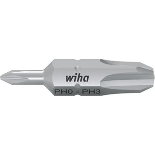 DUBBELBITS PH0/PH3 10P - WIHA