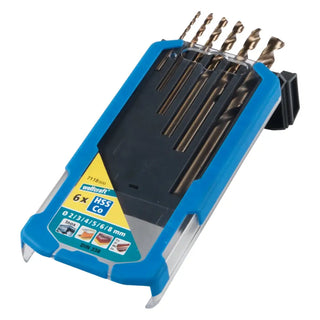 BORRSET HSS-CO 2-8MM 6DEL - WOLFCRAFT
