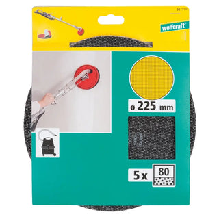 SLIPNÄT KARDBORRE FÖR GIPS K80 - WOLFCRAFT