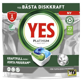 Yes - Maskindisk Platinum Original 27-Pack - Yes | CleanNest