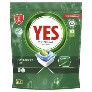Yes - Maskindisktabletter All in One Original 63-Pack - Yes | CleanNest